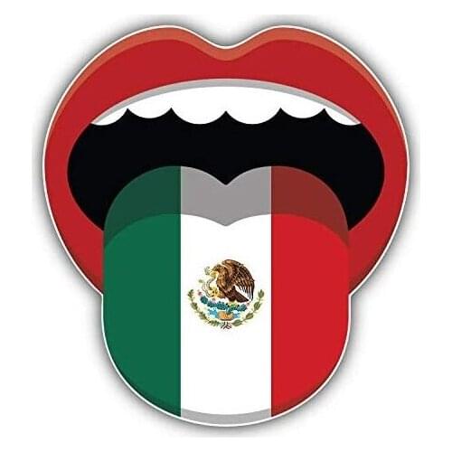 High Quality Mexican Flag Car Stickers Decals Waterproof Car Styling Bumper Stickers for Car Body Door Window Stickers KK Vinyl