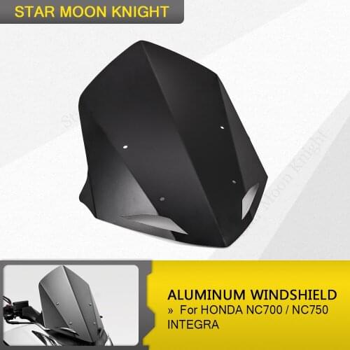 For HONDA NC700 INTEGRA NC750 INTEGRA 2014-2020 Motorcycle Windshield Windscreen Cover Aluminum Alloy Wind Shield Deflectore