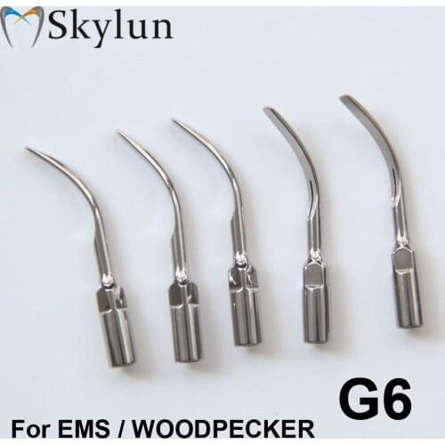 5PCS Dental Scaler Tips G6 Dental Piezo Scaler Scaling Tip G6 FOR EMS/WOODPECKER/MECTRON/HENRYSCHEIN