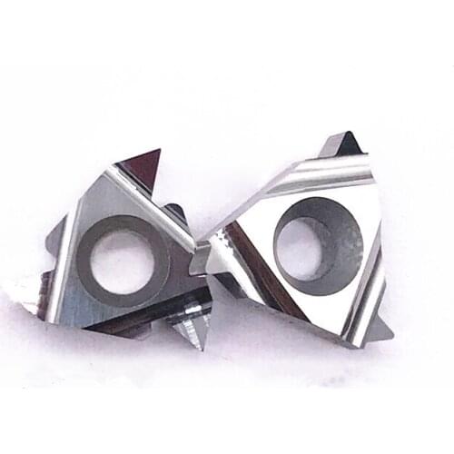 Aluminum thread insertion 16ER 16IR 16 ER IR 1.0/1.5/2.0/3.0,Indexable Tungsten Carbide Threading Lathe Inserts internal Metric