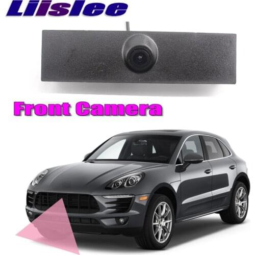 For Porsche Macan 2014-2020 Car LOGO Front Camera Night Vision HD Waterproof Wide Angle Degree Embedded Blind Spot Area Camera