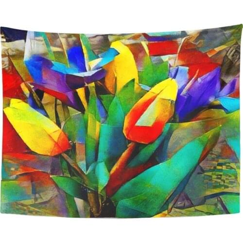 Bouquet of Beautiful Flowers in Modern and Cubism from Picasso Custom
