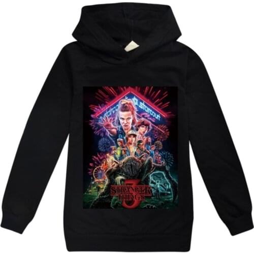 Autumn Kids Stranger Things Clothes for Boys Hoodies Fashion Cotton Sweatshirt Girls Pullover Sportswear Full Sleeve Tracksuit