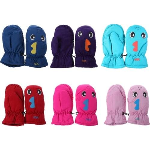 Kids Baby Mitten For Winter Kids Boys Girls Outdoor Warm Gloves Waterproof Windproof for 2-5 Years old Wholesale