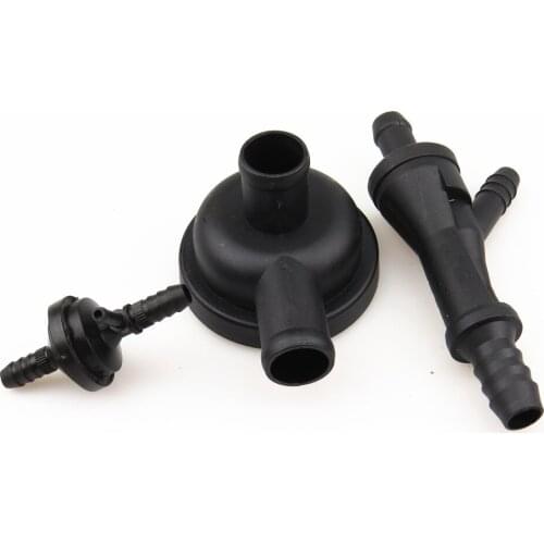 FHAWKEYEQ Car Engine Crankcase Pressure Exhaust Vacuum Check Valve Nozzle Oil Pump Set For VW Passat A4 A6 058133753B 07C133529A