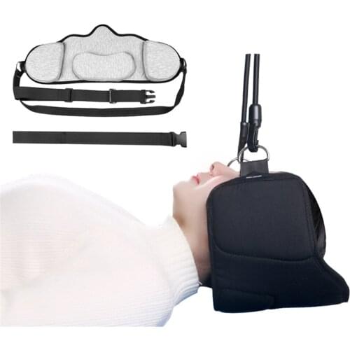 Hammock Neck Pain Relief Traction Device Adjustable Sponges Portable Head Hammock for Home Neck Back Shoulder Head Relaxation