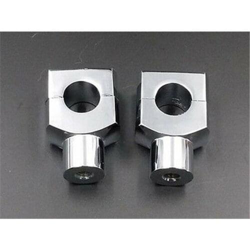 Chrome 7/8" 22mm Handlebar Riser Cafe Racer Old School Custom Vintage Retro CB