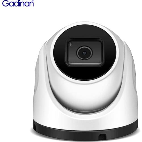 Gadinan 4K 8MP SONY IMX415 POE IP Camera P2P Outdoor Audio Dome Video SD Card Slot 2.8mm ONVIF Surveillance Metal CCTV Camera