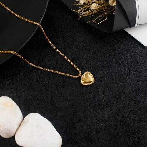 Lace Love 2021 New Products Men and Women Fashion Stainless Steel Necklace Jewelry Jewelry Gift For Girlfriend For Family