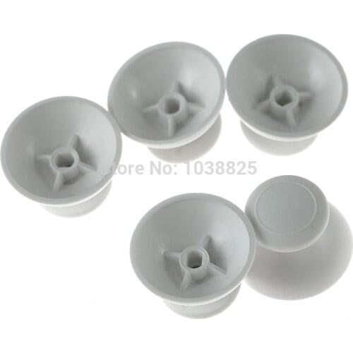 Joystick Cap Controller Thumb-stick mushroom For Nintendo Wii U Game Pad L & R White hole
