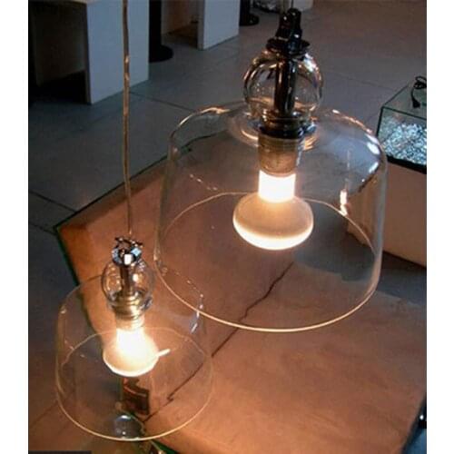 Indoor Pendant lamps White or clear color shade droplight European bar pendant lights glass Pendant Lamps