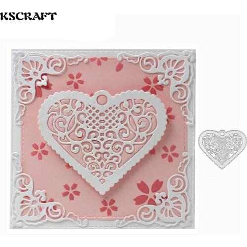 KSCRAFT Heart Metal Cutting Dies Stencils for DIY Scrapbooking/photo album Decorative Embossing DIY Paper Cards