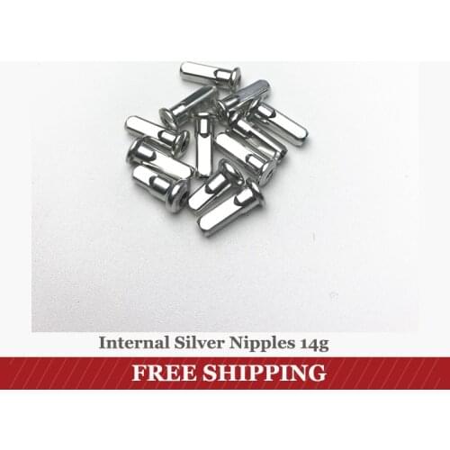 50PCS Internal Nipples Hidden Spokes 14G Alloy Bicycle Nipples Road MTB