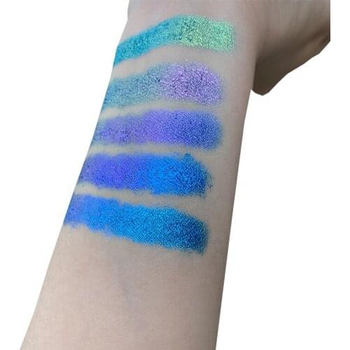 Bulk Cosmetic grade Cosmaire Chameleon/Cameleon Glitter Eyeshadow Duochrome Pigment 1g/pcs 9colors/set