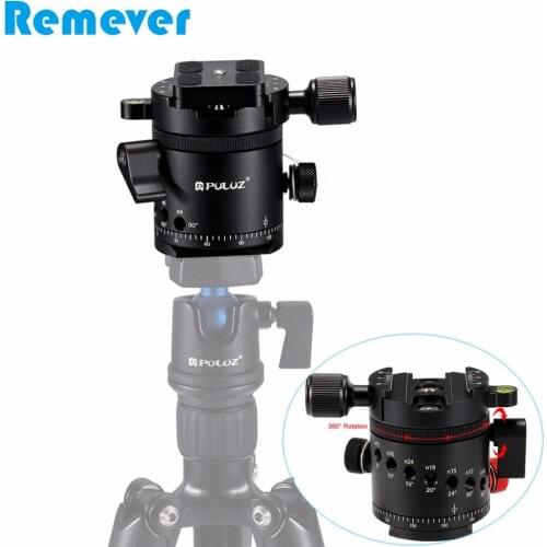 New Arrival Aluminum Alloy Panoramic Tripod Head for DSLR Cameras 360 Degree Rotation Quick Release Plate With 1/4 Inch Screw