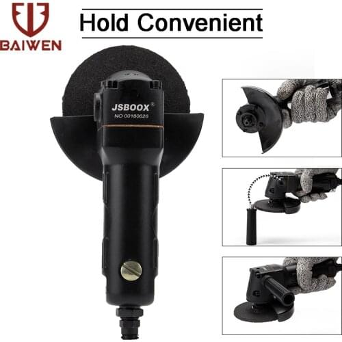 11000RPM High-speed 4'' Mini Pneumatic Polisher Air Angle Grinder for Machine Polished / Grinding / Cutting Hold Convenient