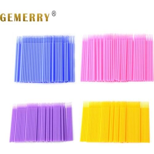 Eyelash Extension Supplies Cleaning Glue Swab Eyelash Grafting Cleaning Brush Set Cotton Swab Makeup Tools Eyelashes Brush