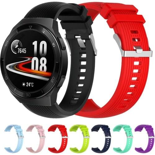 Replaceable Watchbands for HUAWEI WATCH GT 2 46mm/GT 2E 46mm/HONOR Magic Silicone Strap Band GT2 GT2E 22mm Sport Bracelet