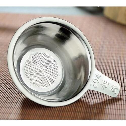 Stainless Steel Tea Infuser Mesh Loose Leaf Tea Strainer Silver 40 x 28mm