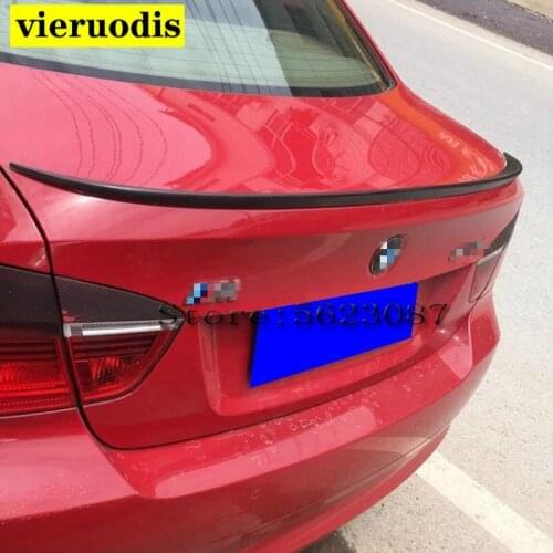 For E90 Spoiler 2006-2010 BMW 3 series 320i 325li 328i Spoiler ABS plastic Material Car Rear Wing Color Rear Spoiler
