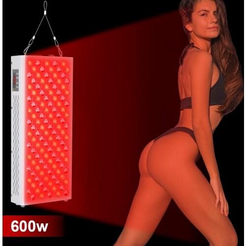 Timmer Control 600W Therapy Lamp Full Body Red Light Therapy 630nm 660nm 810nm 830nm 850nm Infrared , Red Light Grow LED