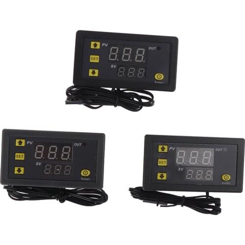 W3230 Digital Temperature Controller DC12V 24V AC110V-220V LED Display Thermostat With Heating/Cooling Control Instrument