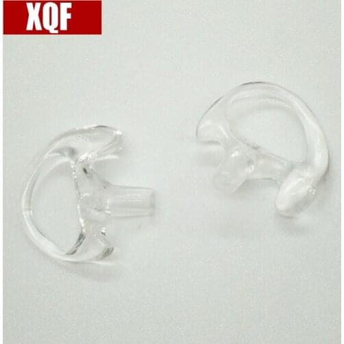 XQF 1 Pair Middle Silicone Soft Ear Bud for Walkie Talkie Earpiece of Ham Radio Hf Transceiver