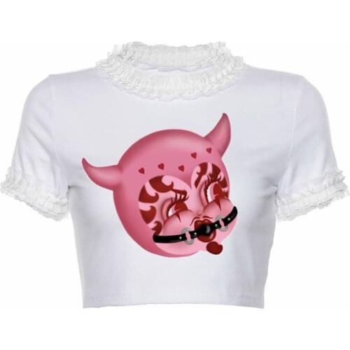 Y2k shirt goth tshirt women aesthetic clothes kawaii clothes y2k tops gothic fashion harajuku shirt kawaii Tops