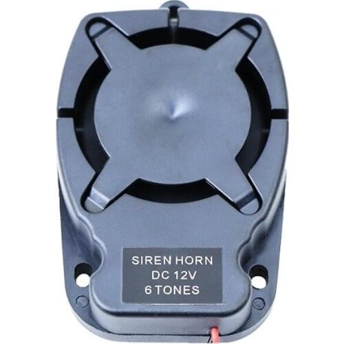 Alarm Horn Siren Buzzer 12v Six-tone 110 Points Small Size and Easy To Install