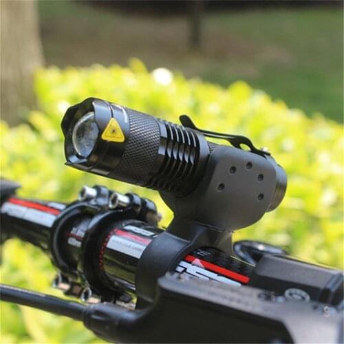 10000lm Bicycle Led Flashlight Aluminum Alloy Rechargeable Hard Light Torch 360° Cycling Flashlight Holder Bicycle Accessories