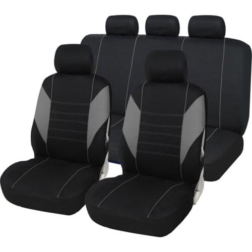 9PCS Universal Mesh Sponge Full Cover Set Car Seat Cover Interior Accessories Seat Decoration For Bmw Audi VW Auto