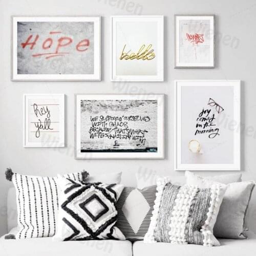 Abstract Art Canvas Print Street Graffiti Hip Hop Greetings Wall Art Canvas Painting Fashion Decor Poster Home Room Decoration