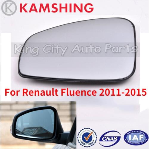CAPQX For Renault Fluence 2011 2012 2013 2014 2015 Outside Rearview Mirror Glass Side Mirror Lens (With light used)