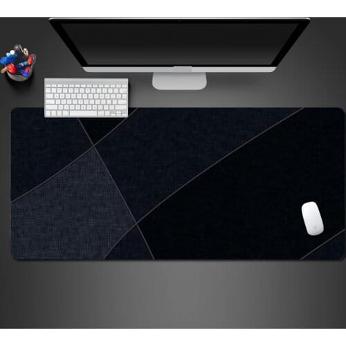 Senior Unique Personality Black Irregular Mouse Pad Super Best-selling High Quality Rubber Large Lock Edge Notebook Computer Mat