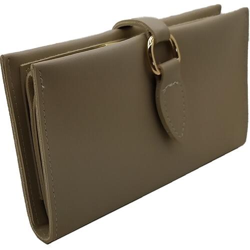 David Polo Big size Intra- Kadifeli Buckled Woman Wallet