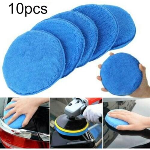 Microfiber Polishing Pad Sponge Supplies Tool 125mm 5 Inch Buffer Care