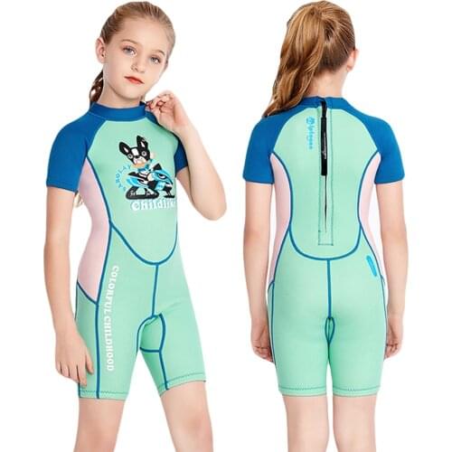 Swimsuit Children One Piece Beach Sun Protection Rash Guard Girls Swimwear With Sleeves Kids Swimming Surf Long Sleeve Swimsuit
