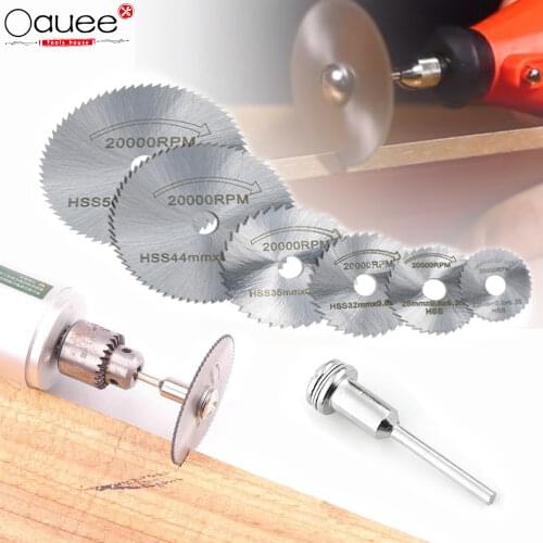 Metal HSS Circular Saw Blade High Speed Steel Woodworking Cutting Discs For Dremel Rotary Tool with Mandrel Cutting Disc