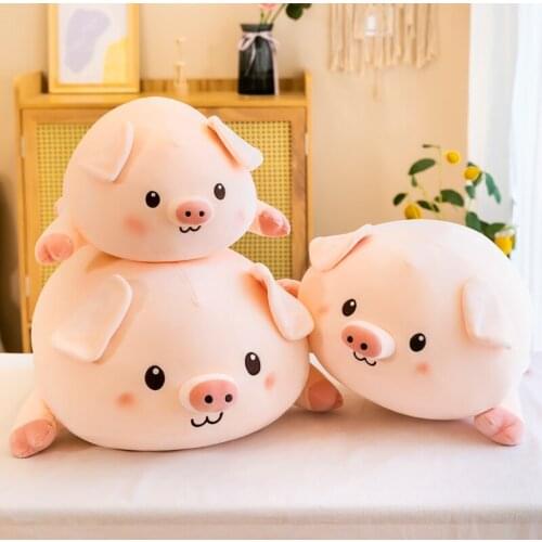 Kawaii pig plush toys stuffed animals big pig doll soft Baby Sleep Comforting plushies Hom Decoration pollow Child Toddler Gift