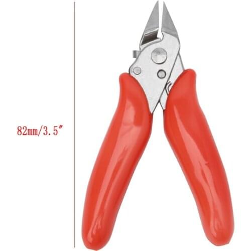 Mini 3.5\" Diagonal Side Cutting Pliers Lock Cable Wire Cutter Repair Hand Tools 37MB