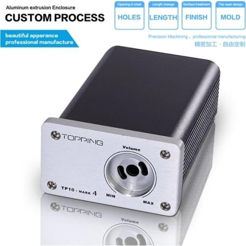 Music player power box amplifier car enclosure amplifier board box electronic housing customization OEM ODM 80*45*115mm