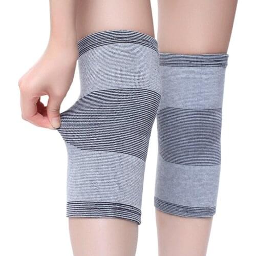 2Pcs 1 Pair Bamboo Charcoal Knee Pads Protective Knee Sleeve Support Sport Safety Gear for Women Child Kneepad Guard Keep Warm