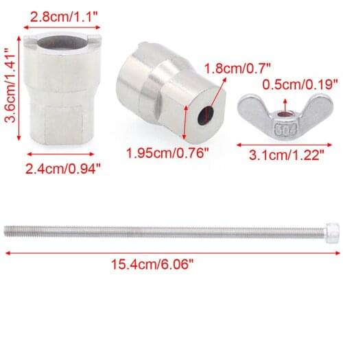 Base Sleeve Slip Repair Tool Remover Accessories Stainless Steel Disassembly Bicycle Hub Bearing Easy Operate Flywheel 1pc