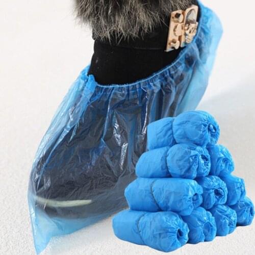 500pcs Disposable Plastic Shoe Covers Waterproof Boot Covers Hospitality Lab Cleaning Tool Cycling Prevent Wet Shoes Covers