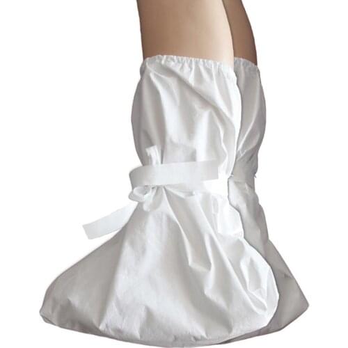 Disposable Anti-slip Non Woven Dust Proof Straps Shoes Covers Long Overshoes Cleaning Tools Indoor Sanitary Accessories