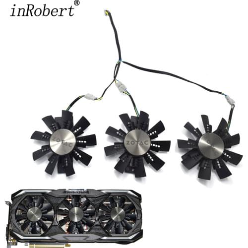 85mm GA92S2U VGA0.46A GTX 1080 AMP cooler Fan For Zotac GTX 980 Ti GeForce GTX 1070 GTX 1080 AMP Extreme+ Core Card Cooling Fan