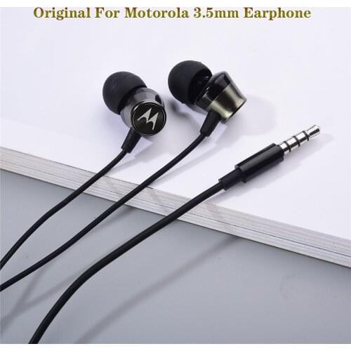 Original For Motorola One Hyper G6 G50 G6 Play Earphones In-Ear Earbuds Bass Headset With Microphone For Moto G7 G8 G Plus Z4 X4