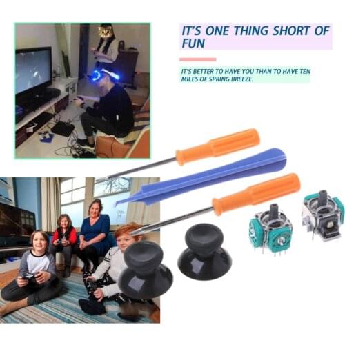Original/OEM 3D Analog Joystick Sensor Module Caps For XBOXONEReplacement + Screwdriver Open Tool For PS4 Controller