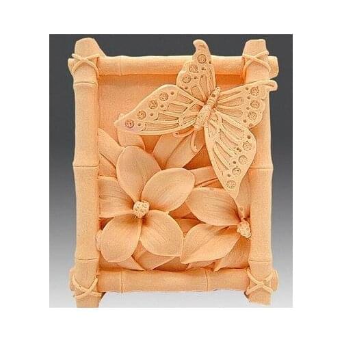 Rectangle Silicone Soap Molds for Soap Making DIY Butterfly Chocolate Cake Decorating Tools