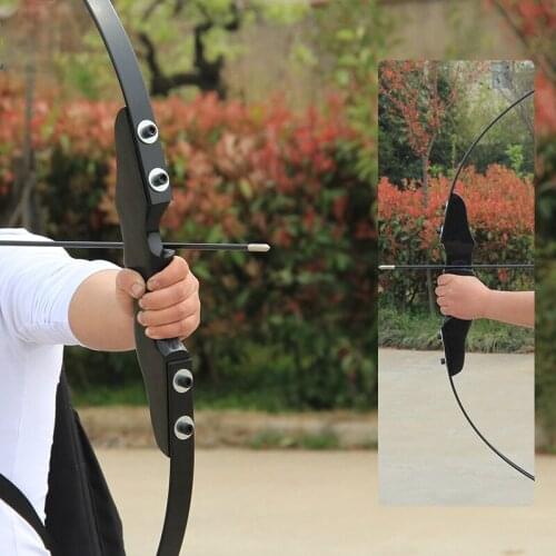 30/40 Lb Archery Recurve Bow Outdoor Archery Bow Teen Straight Pull Bow Detachable Right Hand Shooting Practice Outdoor